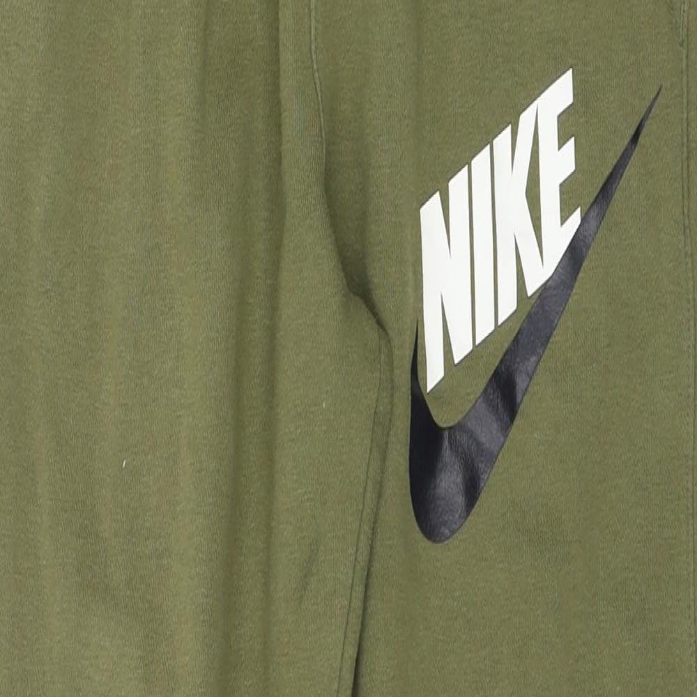 Nike Boys Green  Jersey Jogger Trousers Size 13-14 Years