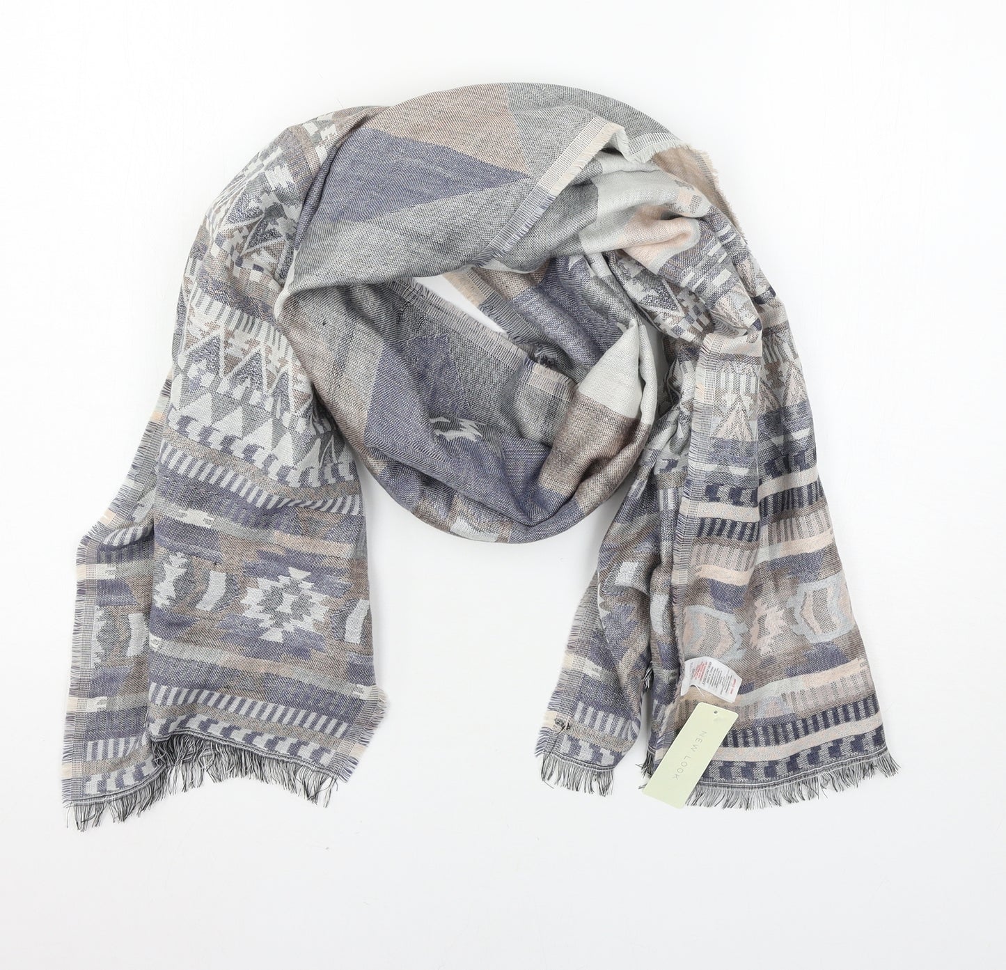 New Look Womens Multicoloured Geometric   Scarf