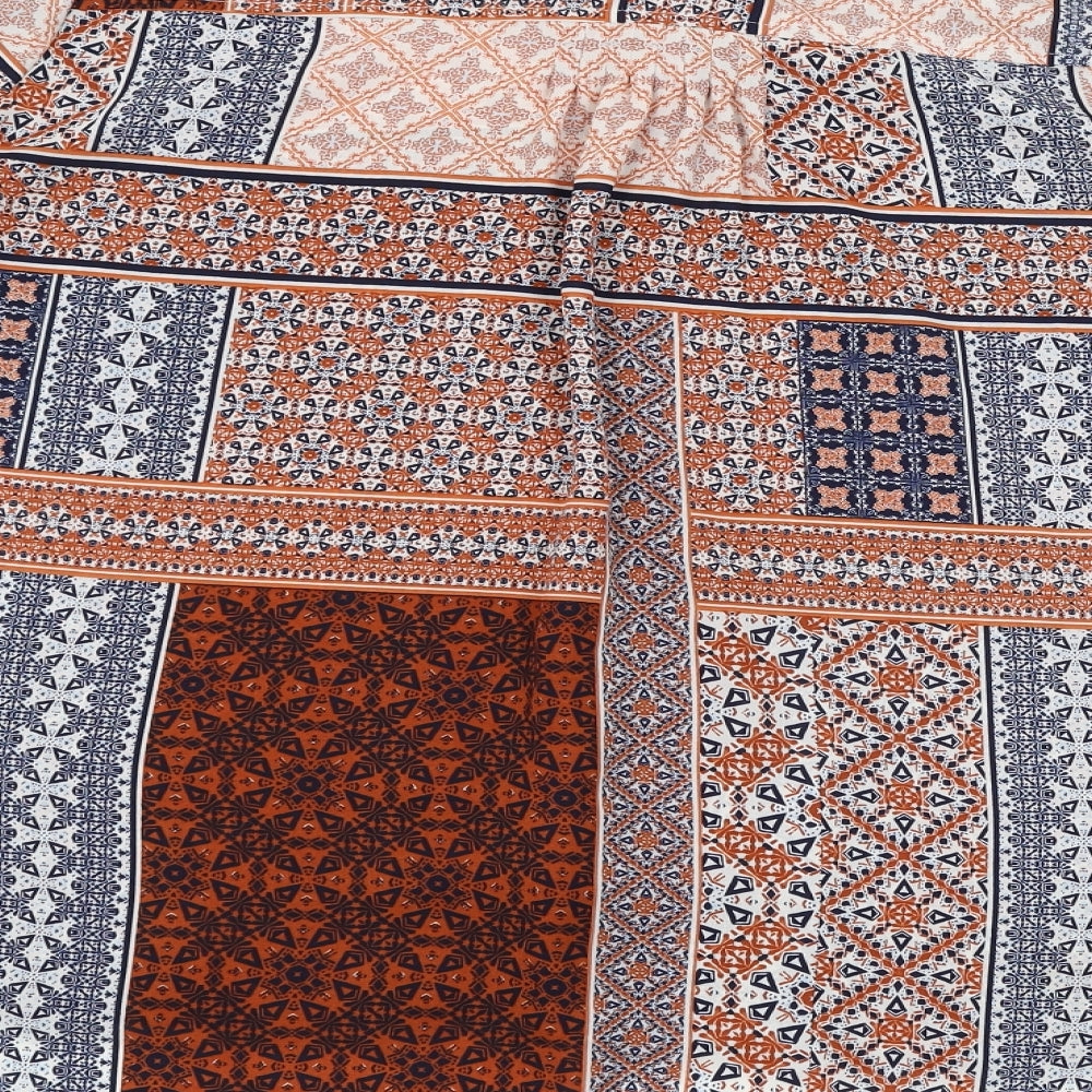 TU Womens Multicoloured Geometric  Basic Blouse Size 20