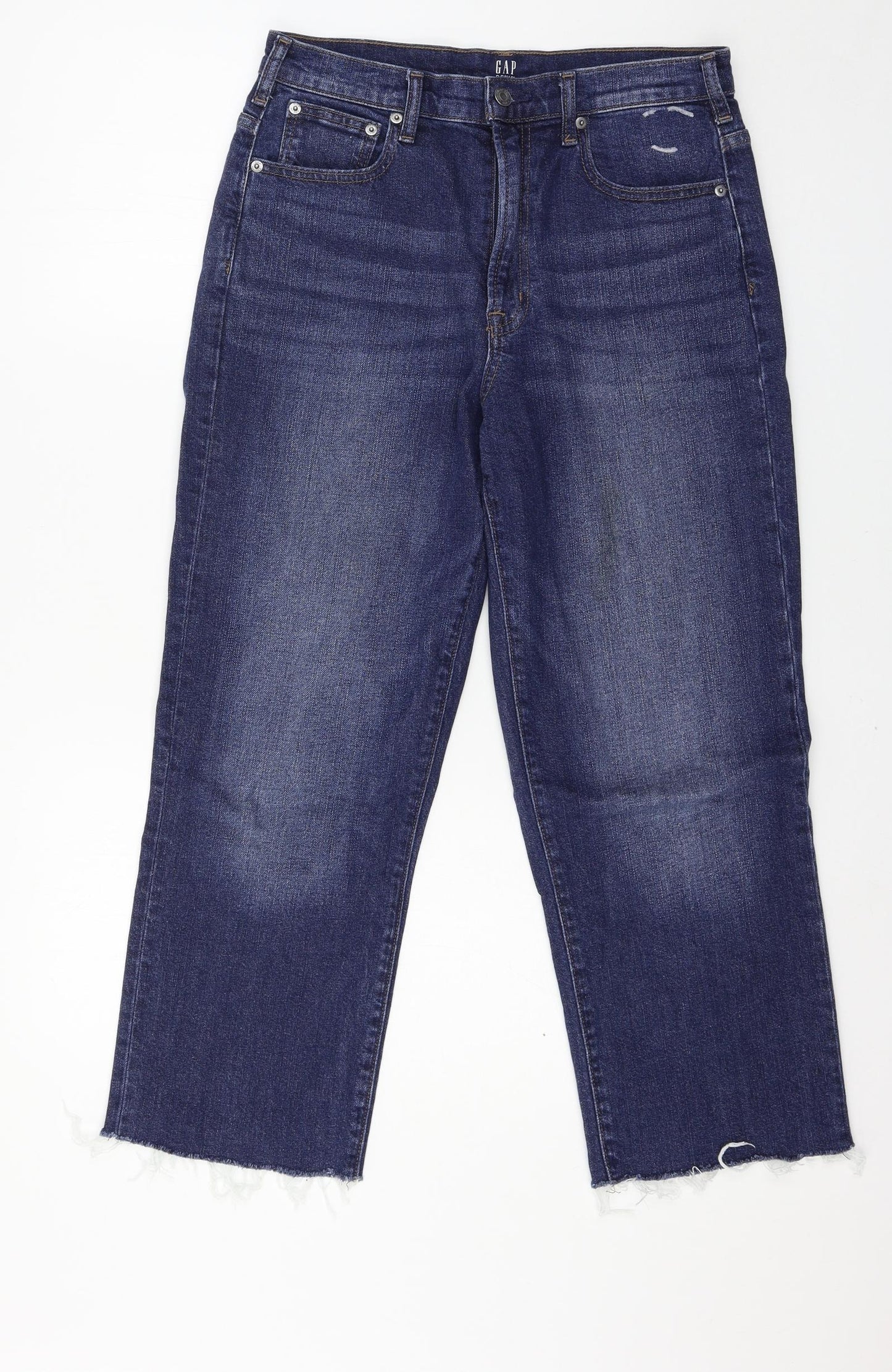 Gap Womens Blue  Denim Straight Jeans Size 29 in L25 in