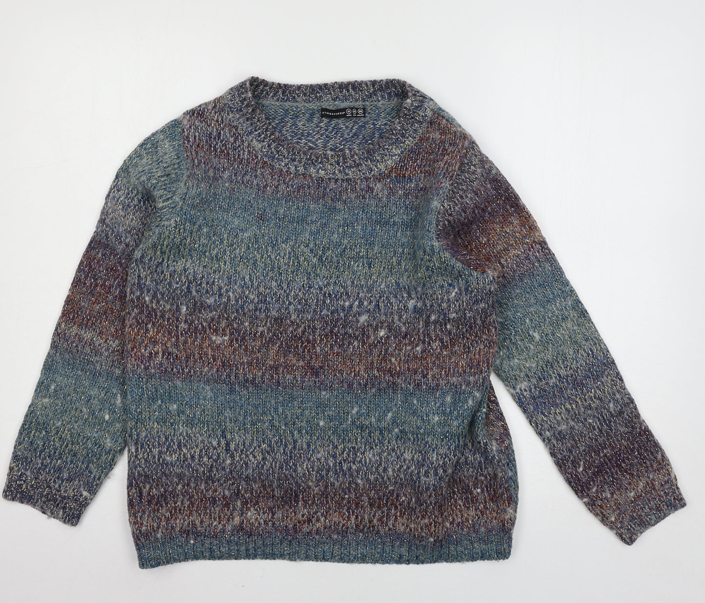 Atmosphere Womens Blue  Knit Pullover Jumper Size 12