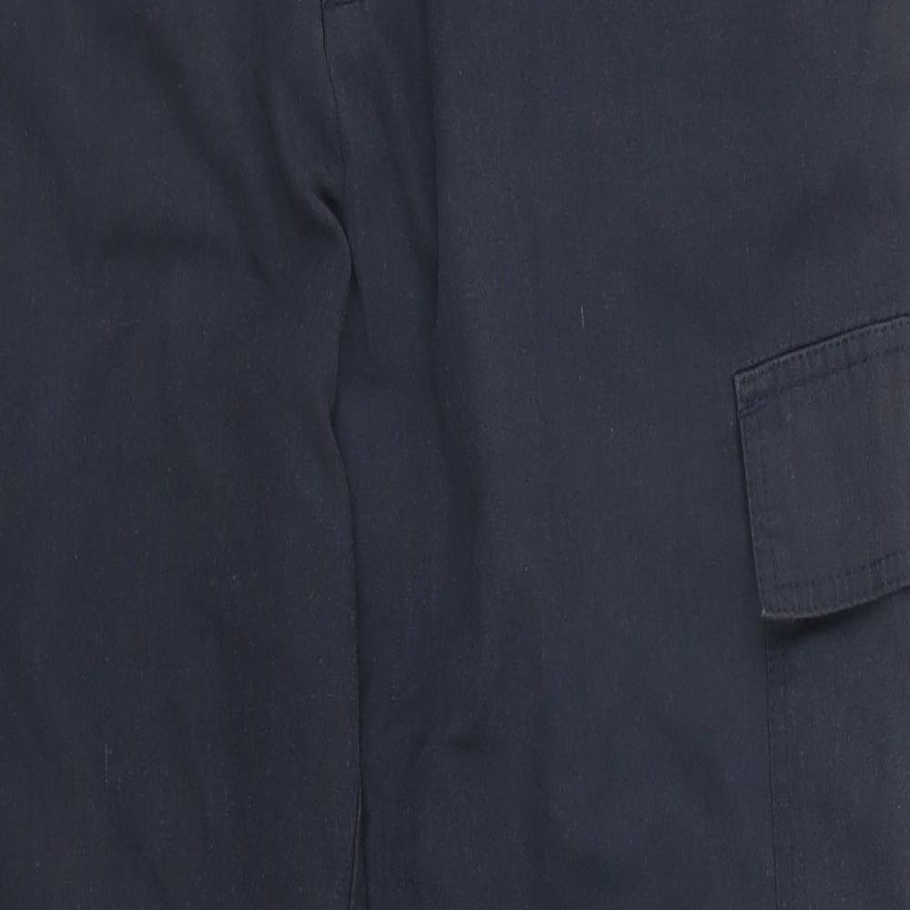 Cotton Traders Mens Blue   Cargo Trousers Size M L28 in
