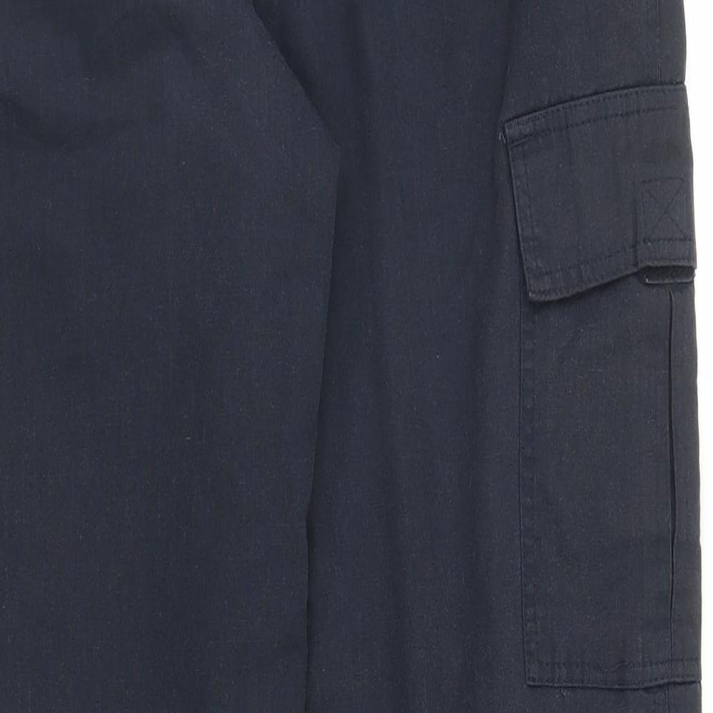 Cotton Traders Mens Blue   Cargo Trousers Size M L28 in
