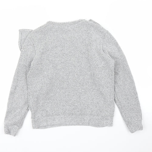M&S Womens Grey   Pullover Jumper Size 10