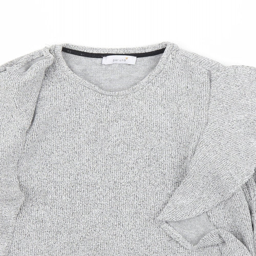 M&S Womens Grey   Pullover Jumper Size 10