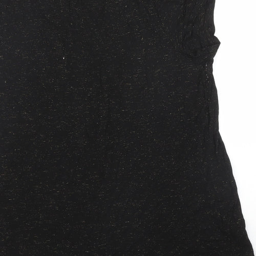 M&S Womens Black   Basic Blouse Size 18