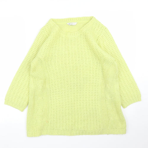 BHS Womens Green   Pullover Jumper Size 14