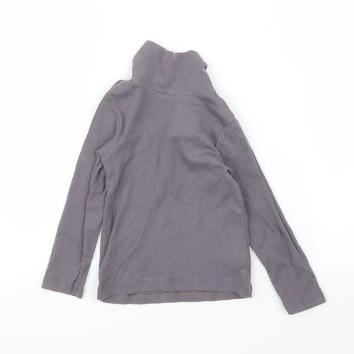 Vertbaudet Girls Grey   Basic T-Shirt Size 2 Years