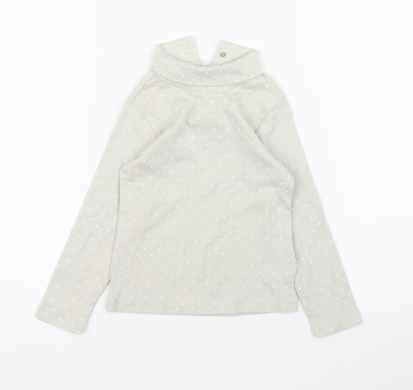 Vertbaudet Girls Beige   Basic T-Shirt Size 2 Years