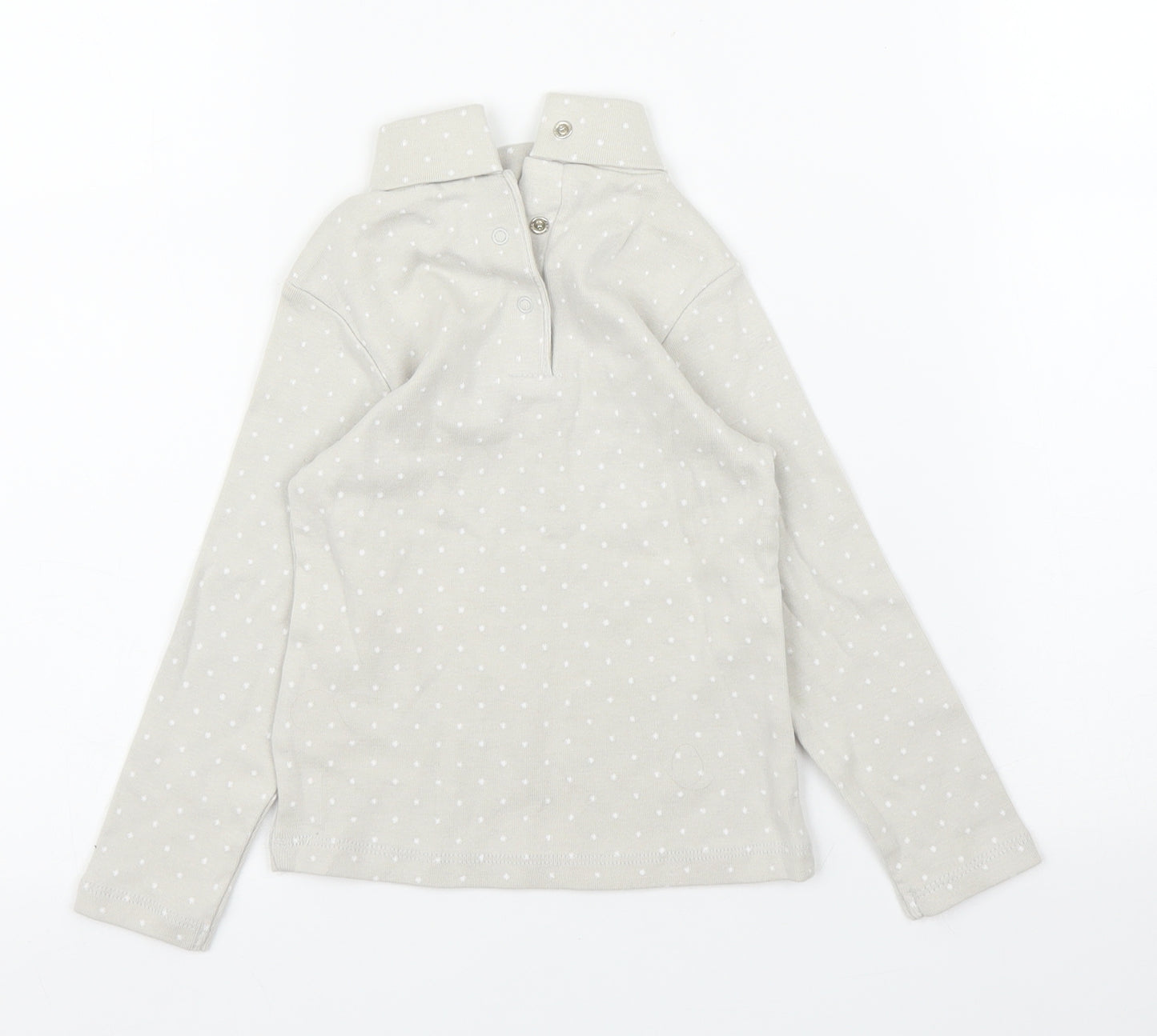 Vertbaudet Girls Beige   Basic T-Shirt Size 2 Years