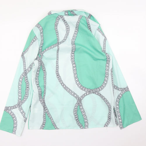 Preworn Womens Green   Basic Blouse Size XS