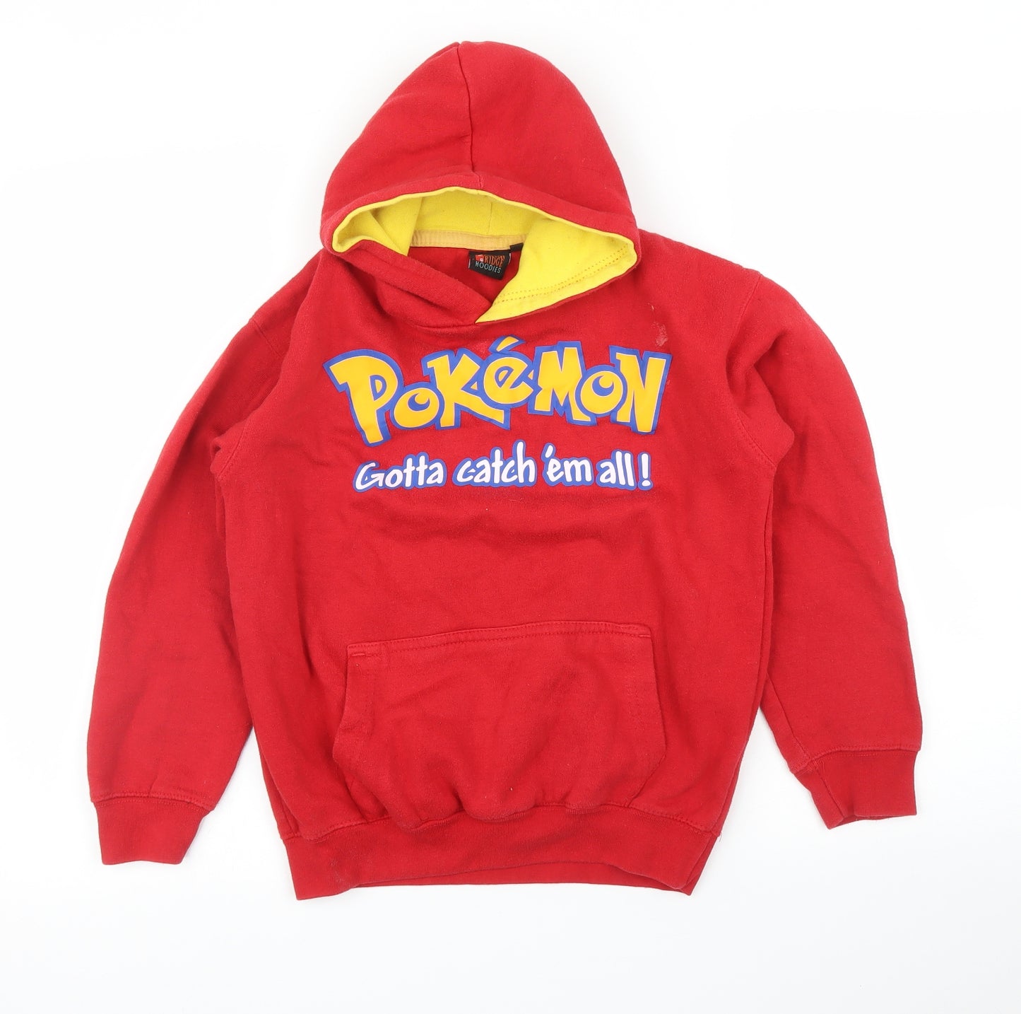Cotton Ridge Boys Red   Pullover Hoodie Size 10 Years  - Pokemon