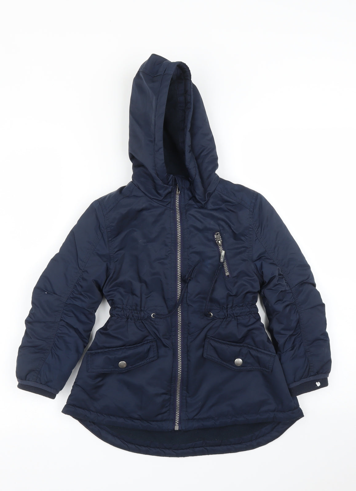 Debenhams Girls Blue   Parka Coat Size 4 Years
