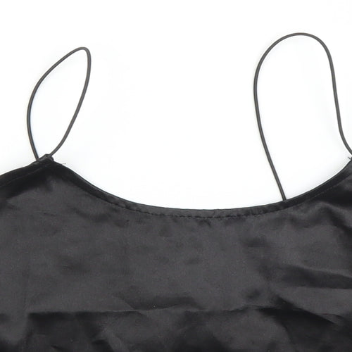 PRETTYLITTLETHING Womens Black   Camisole Blouse Size 6