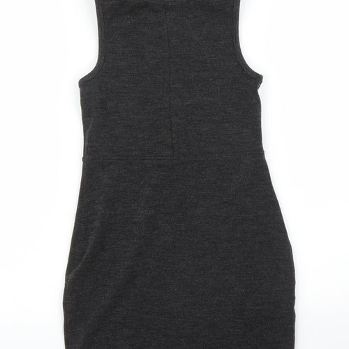 Topshop Womens Grey   Sheath  Size 10