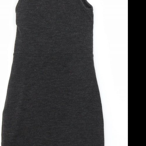 Topshop Womens Grey   Sheath  Size 10