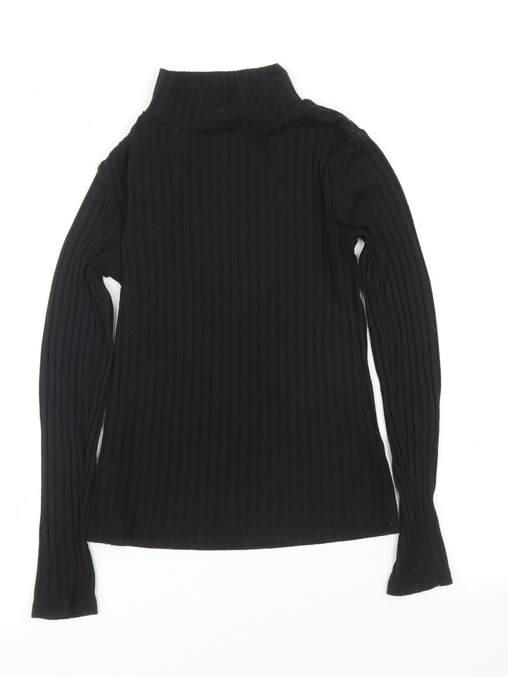 Topshop Womens Black Pullover Jumper Size 6