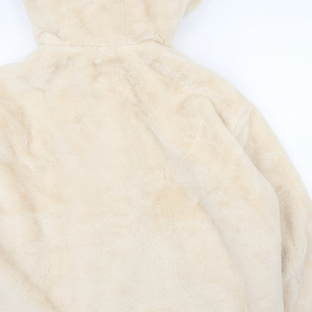 Primark Womens Ivory   Overcoat Coatigan Size L