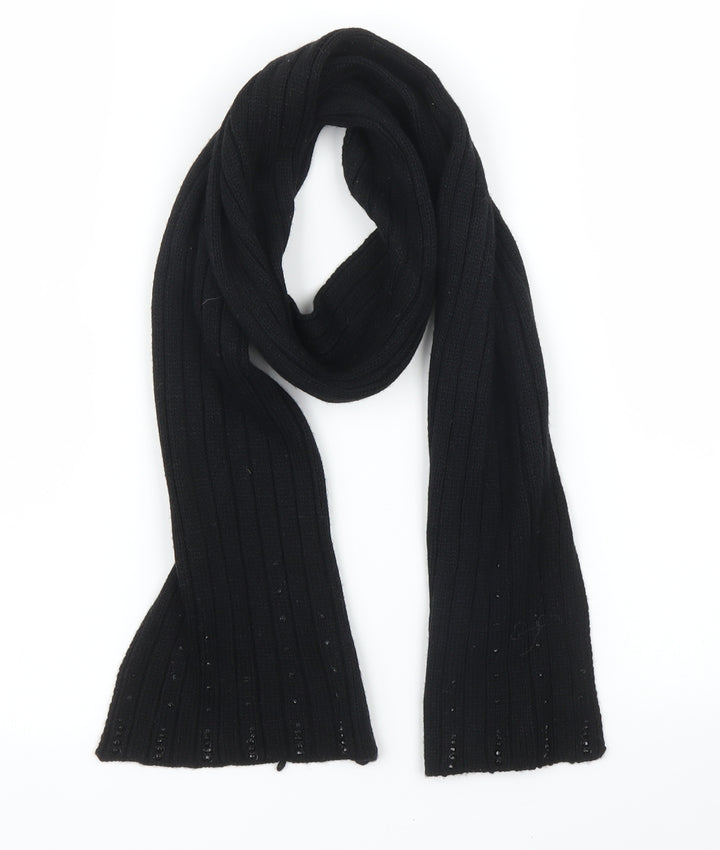 Preworn Unisex Black Scarf