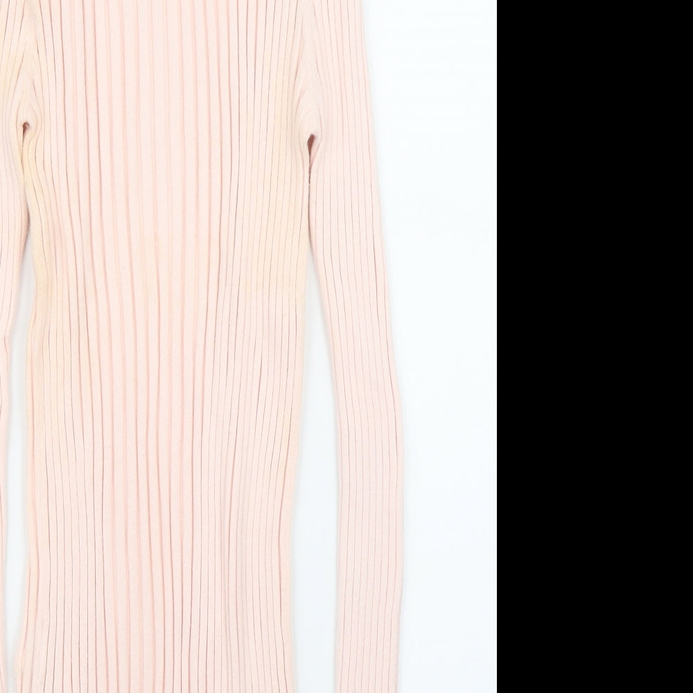 Mango Womens Pink   Basic T-Shirt Size M