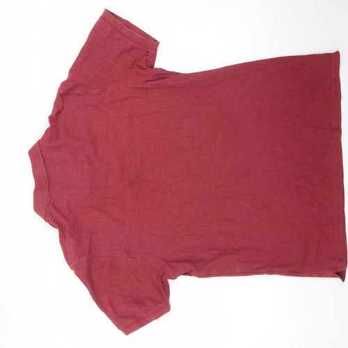 M&S Mens Purple    Polo Size L