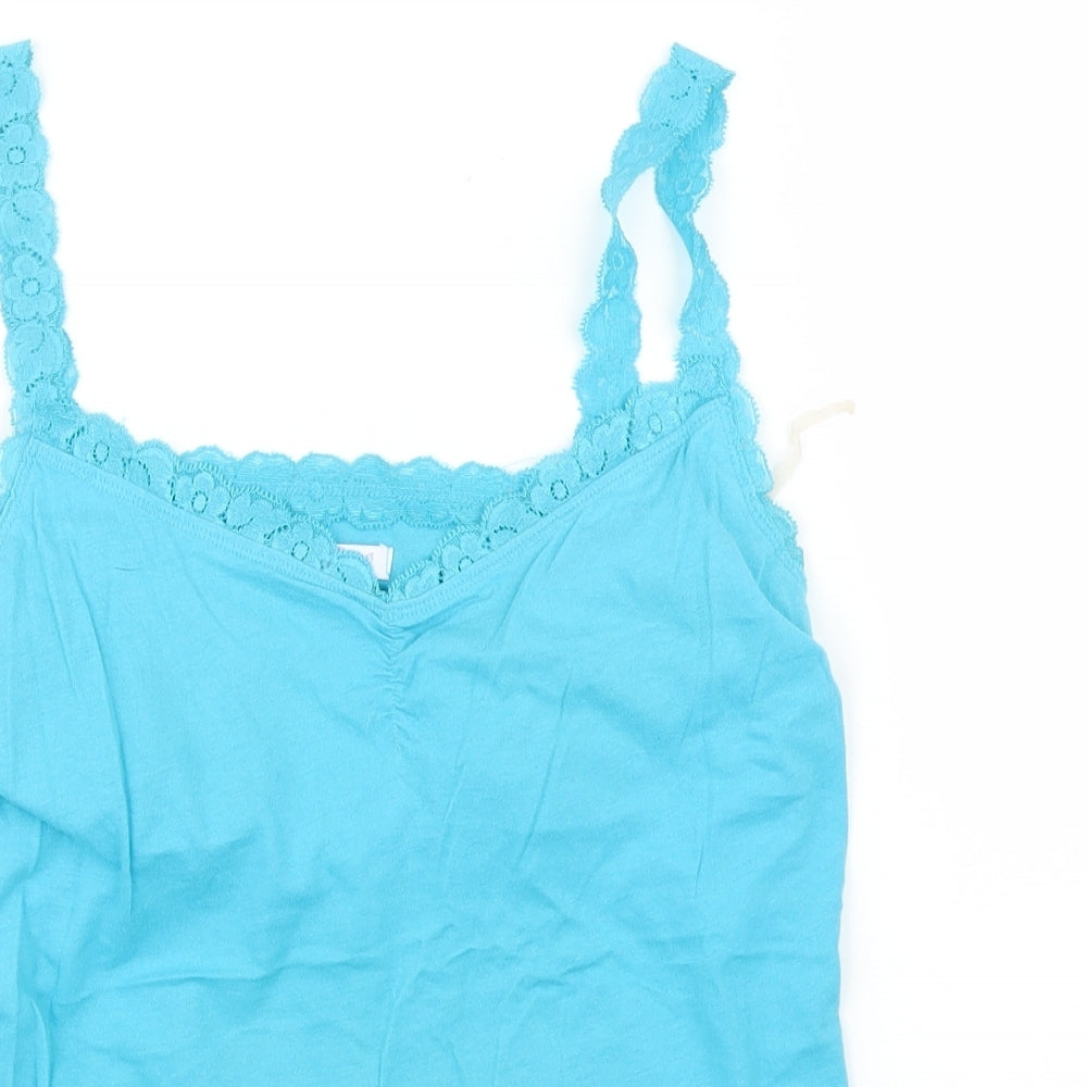 Papaya Womens Blue   Basic Tank Size 14