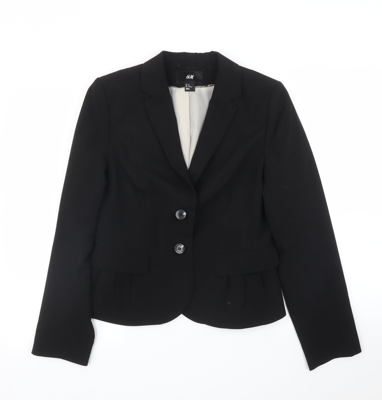 H&M Womens Black   Jacket Blazer Size 12