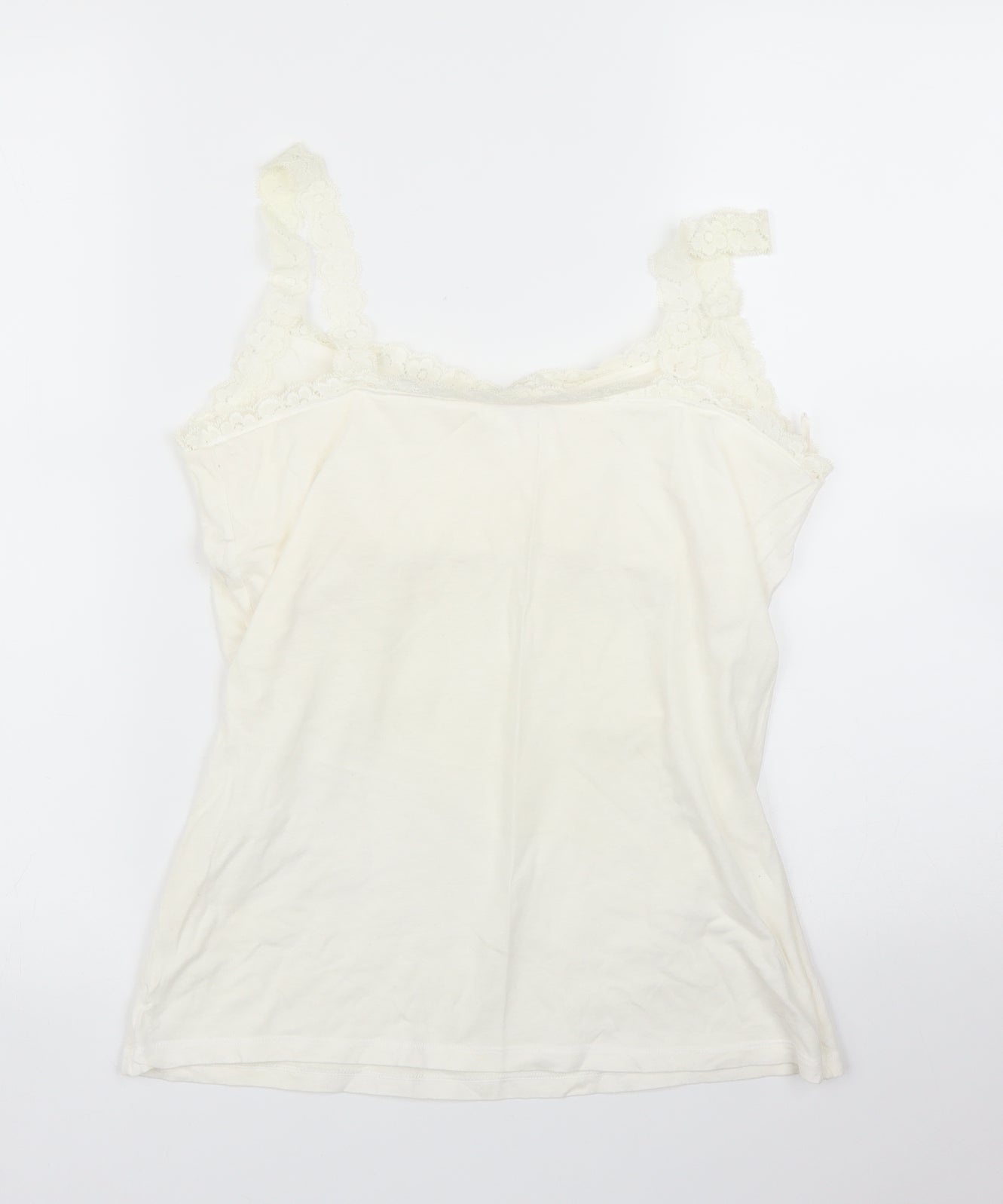 Papaya Womens White   Basic Tank Size 12