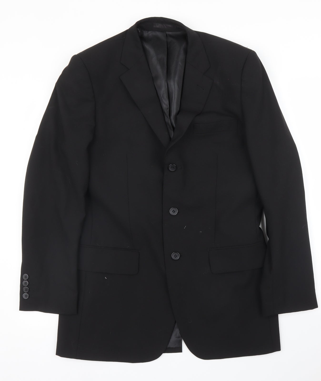 Primark Mens Black   2 Piece Blazer Size 40