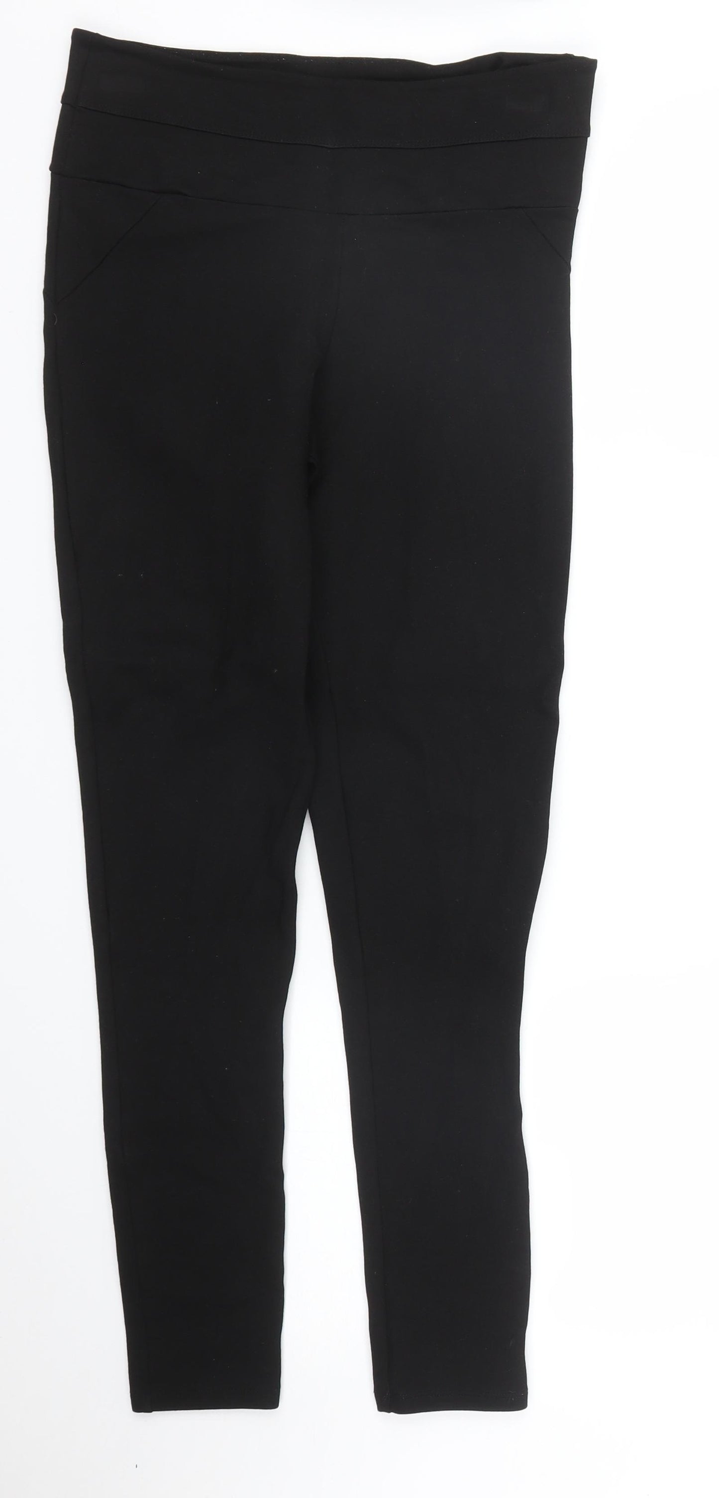 F&F Womens Black   Carrot Trousers Size 12 L24 in