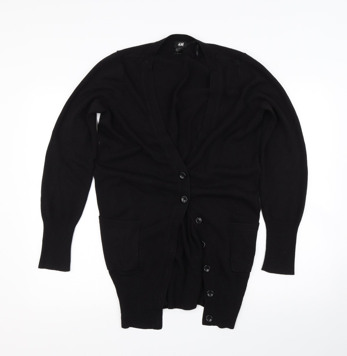 H&M Womens Black   Cardigan Jumper Size M
