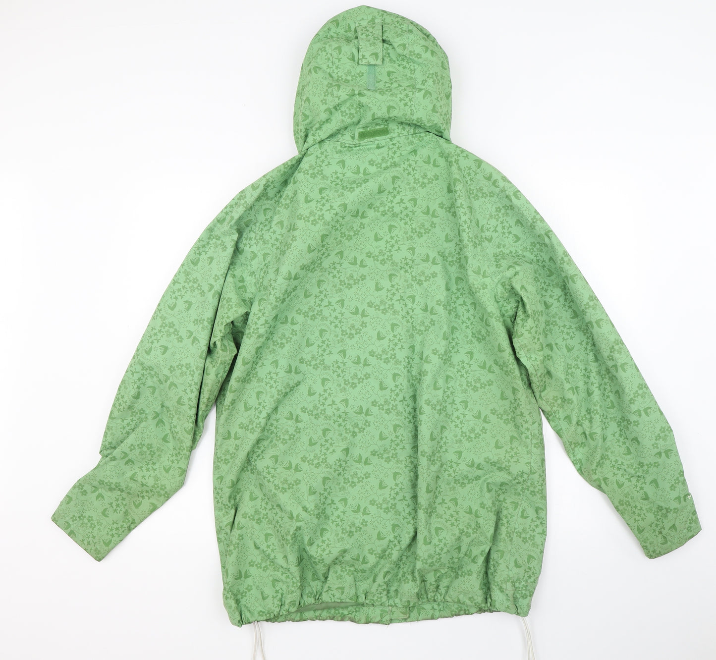 Regatta Womens Green Floral  Windbreaker Coat Size 16