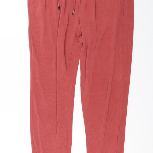 Per Una Womens Red   Jogger Trousers Size 8 L26 in
