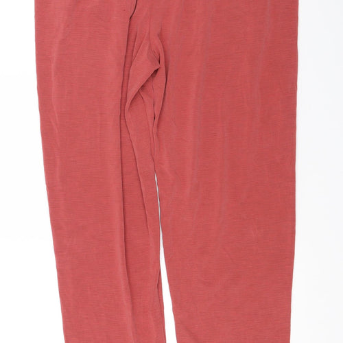 Per Una Womens Red   Jogger Trousers Size 8 L26 in