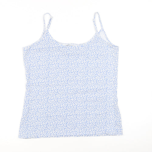 Marks and Spencer Womens Blue Floral  Basic Tank Size 10