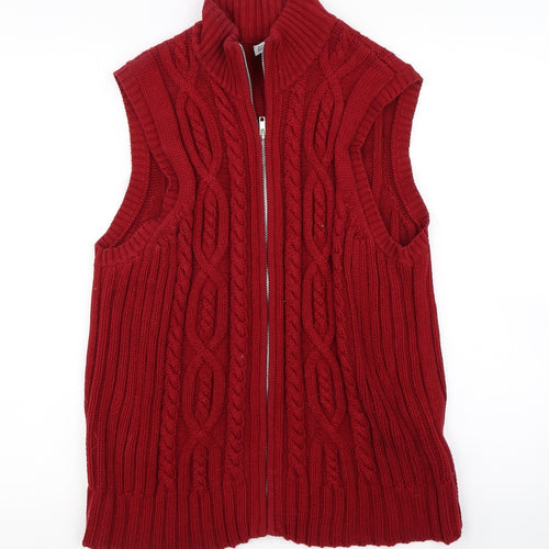 Northern Reflections Womens Red   Full Zip Jumper Size L