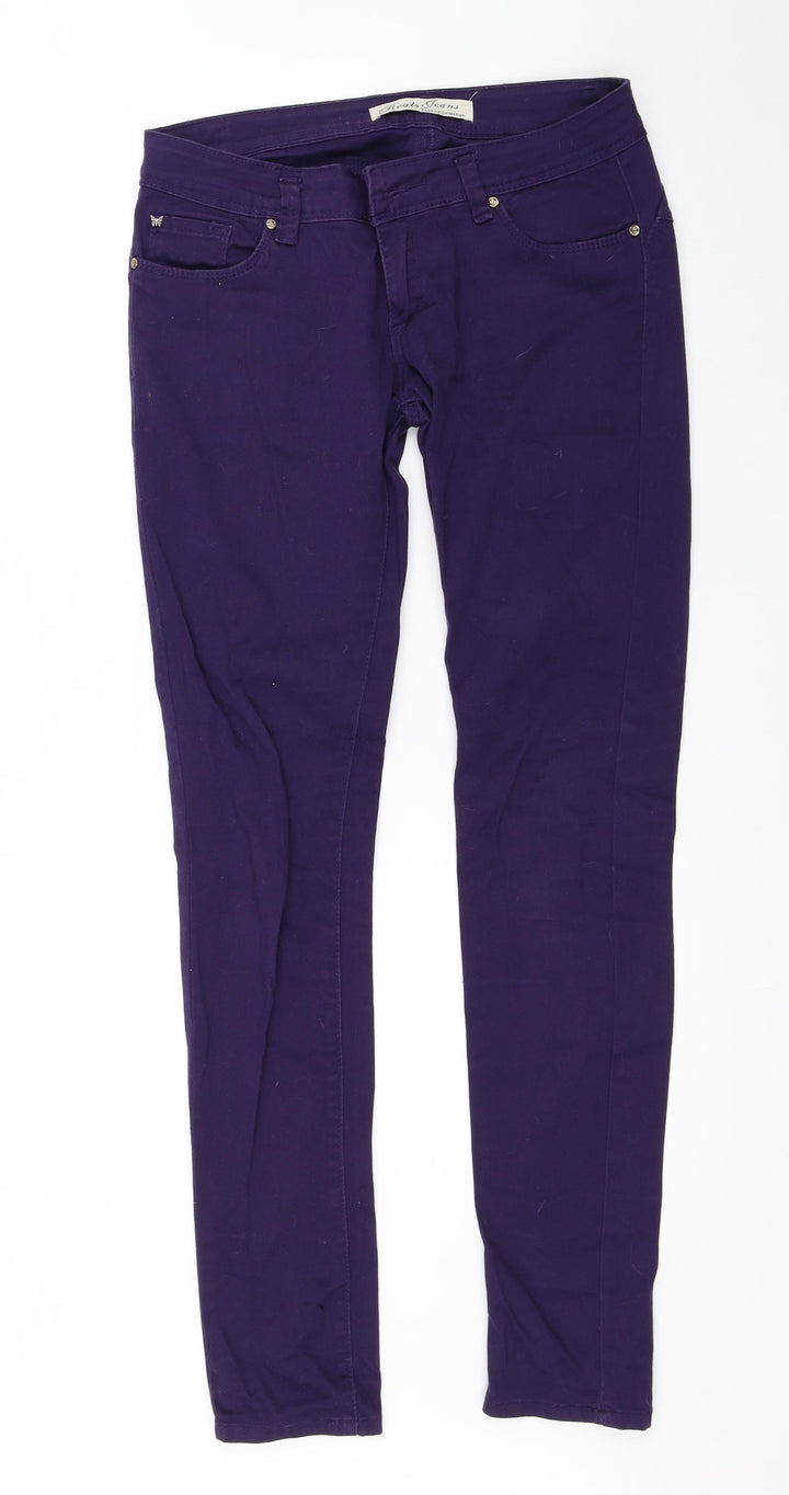 Reals Jeans Womens Purple Skinny Jeans Size 31 L31 in