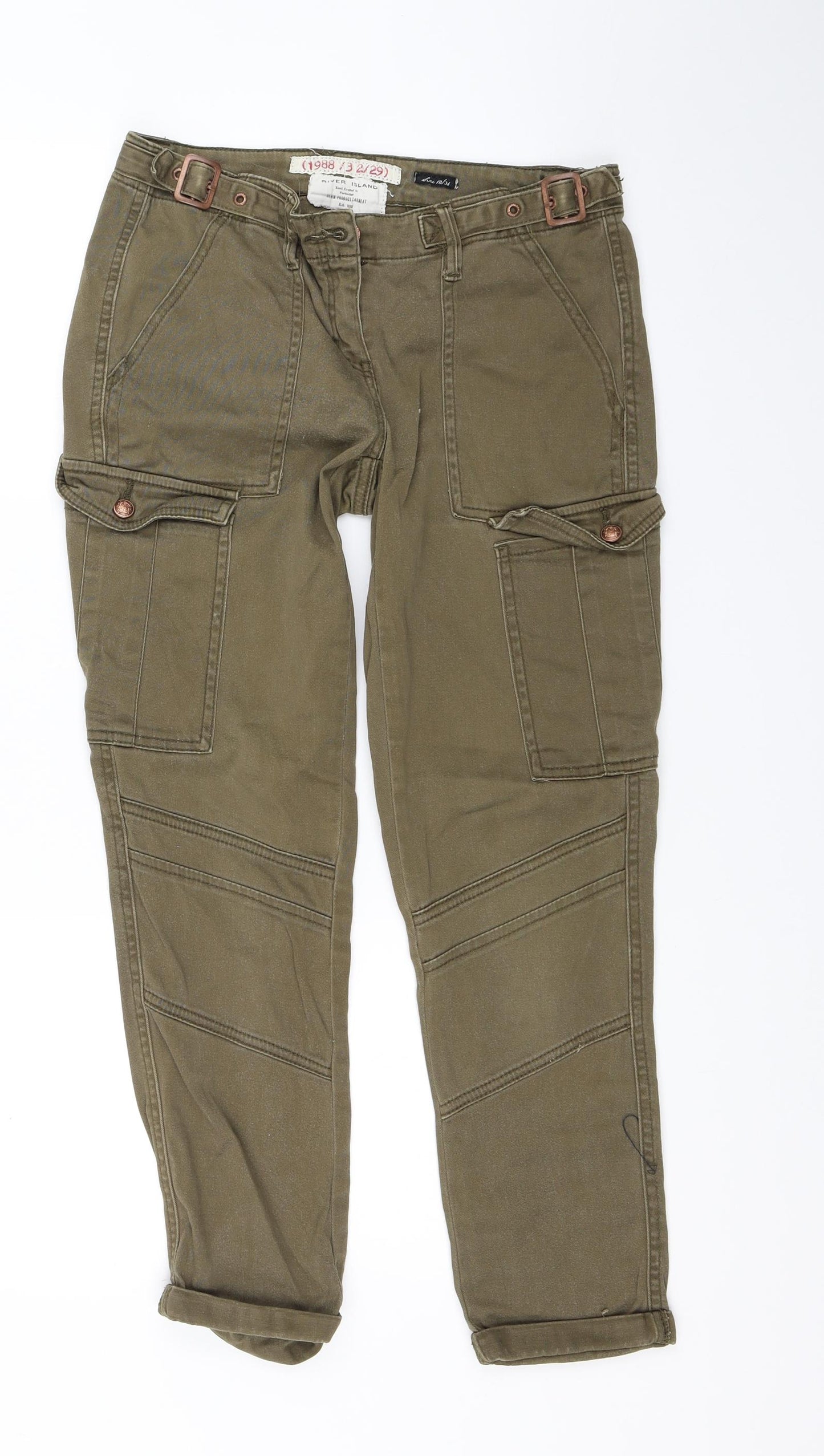 River Island Womens Brown   Trousers  Size 10 L25 in