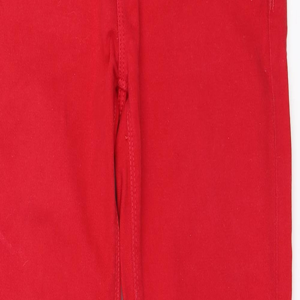 River Island Womens Red   Straight Jeans Size 10 L29 in