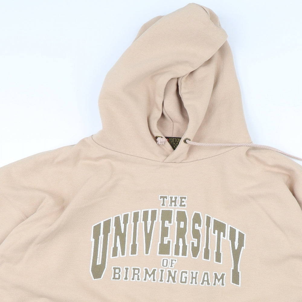 Cotton Ridge Womens Pink   Pullover Hoodie Size L  - University of birmingham
