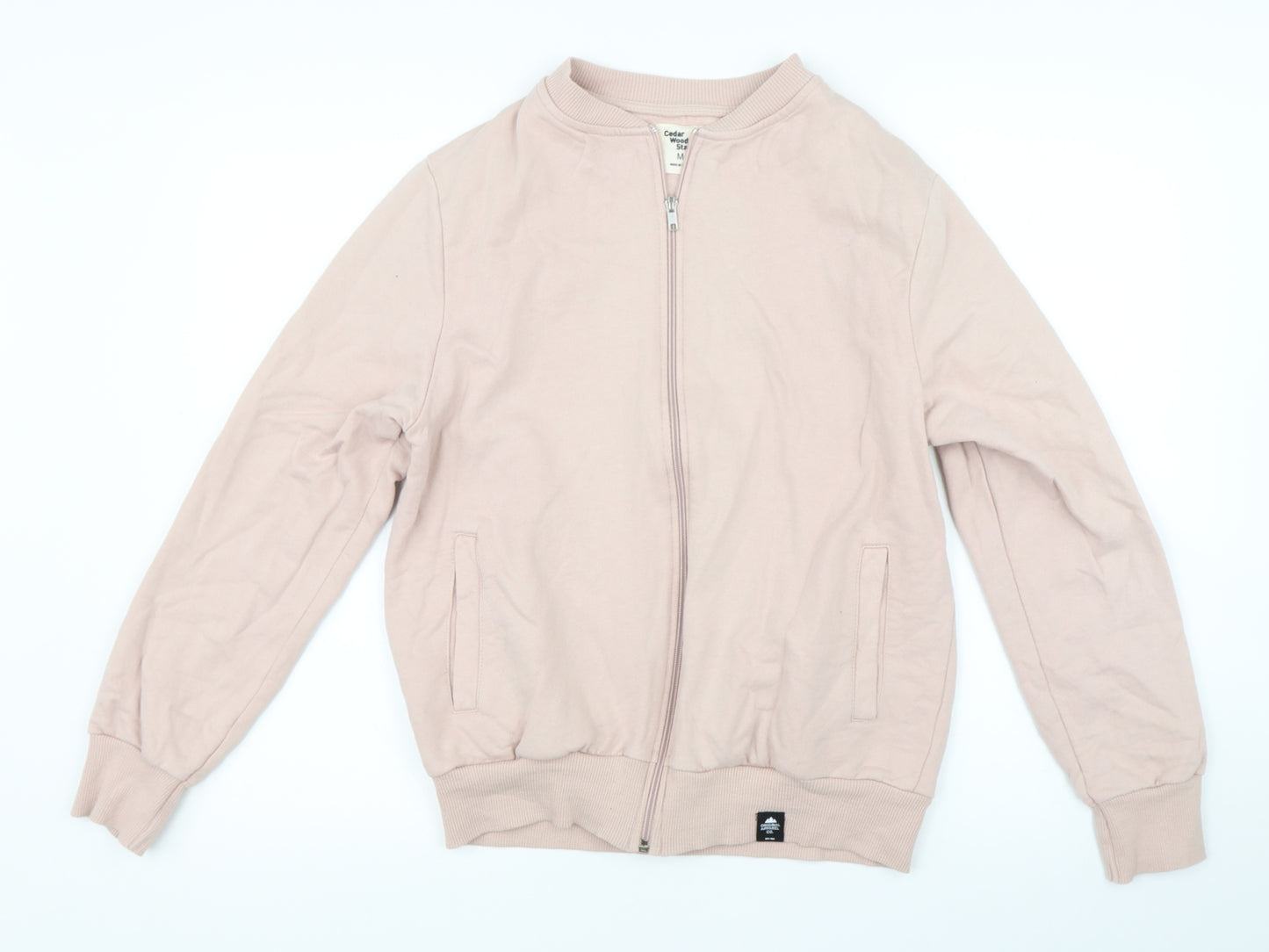 Cedar Wood State Womens Pink   Full Zip Jumper Size M
