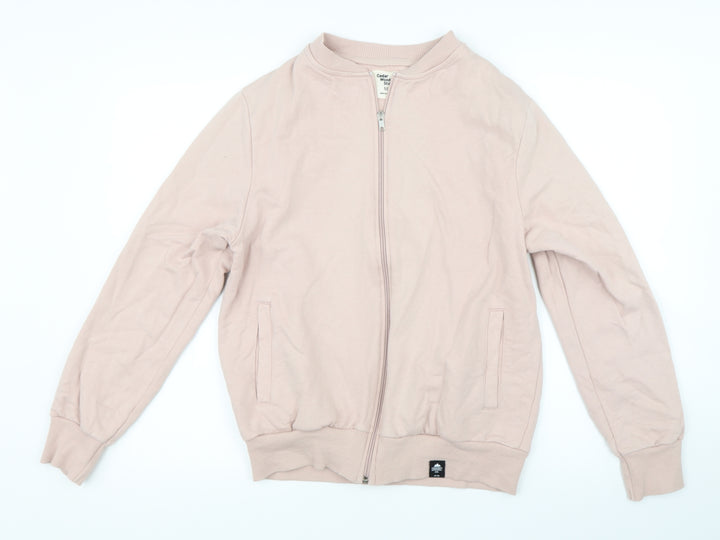 Cedar Wood State Womens Pink   Full Zip Jumper Size M