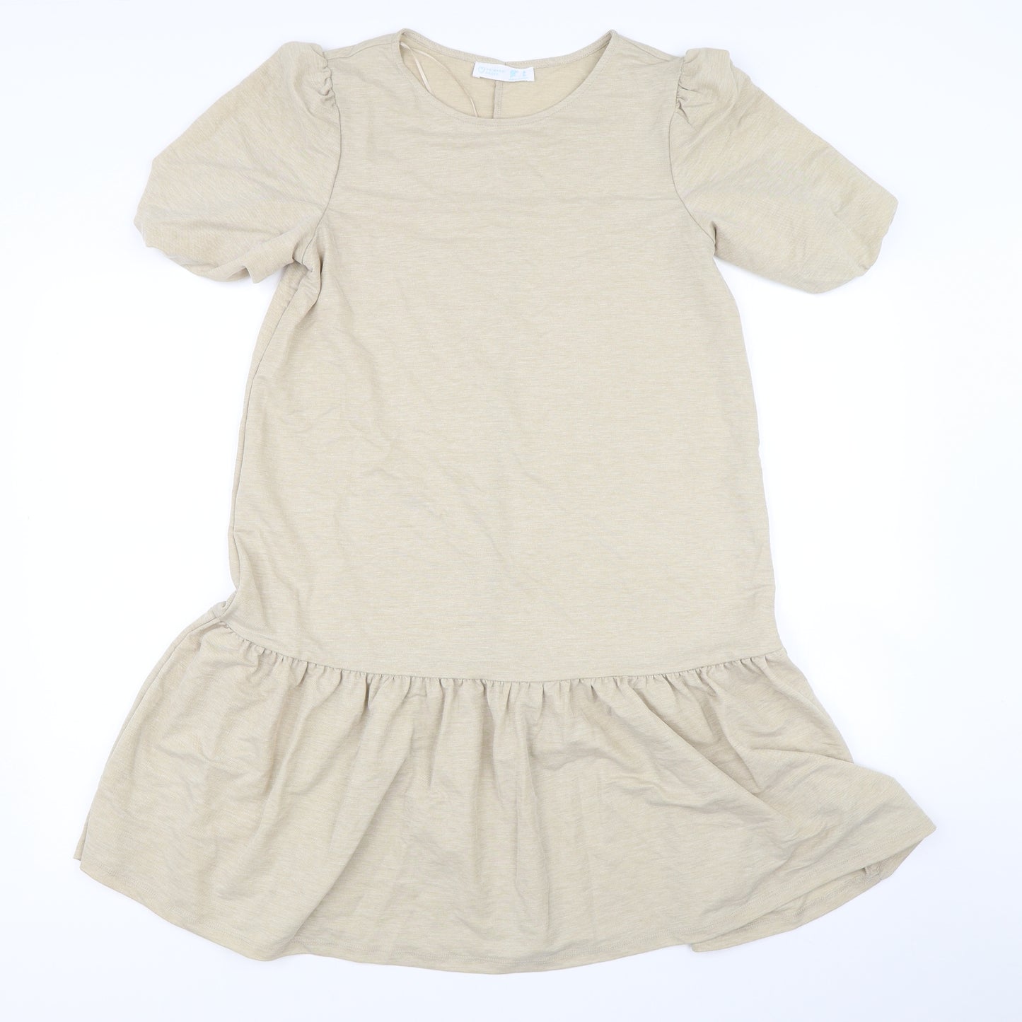 Primark Womens Beige Houndstooth  Slip Dress  Size 8