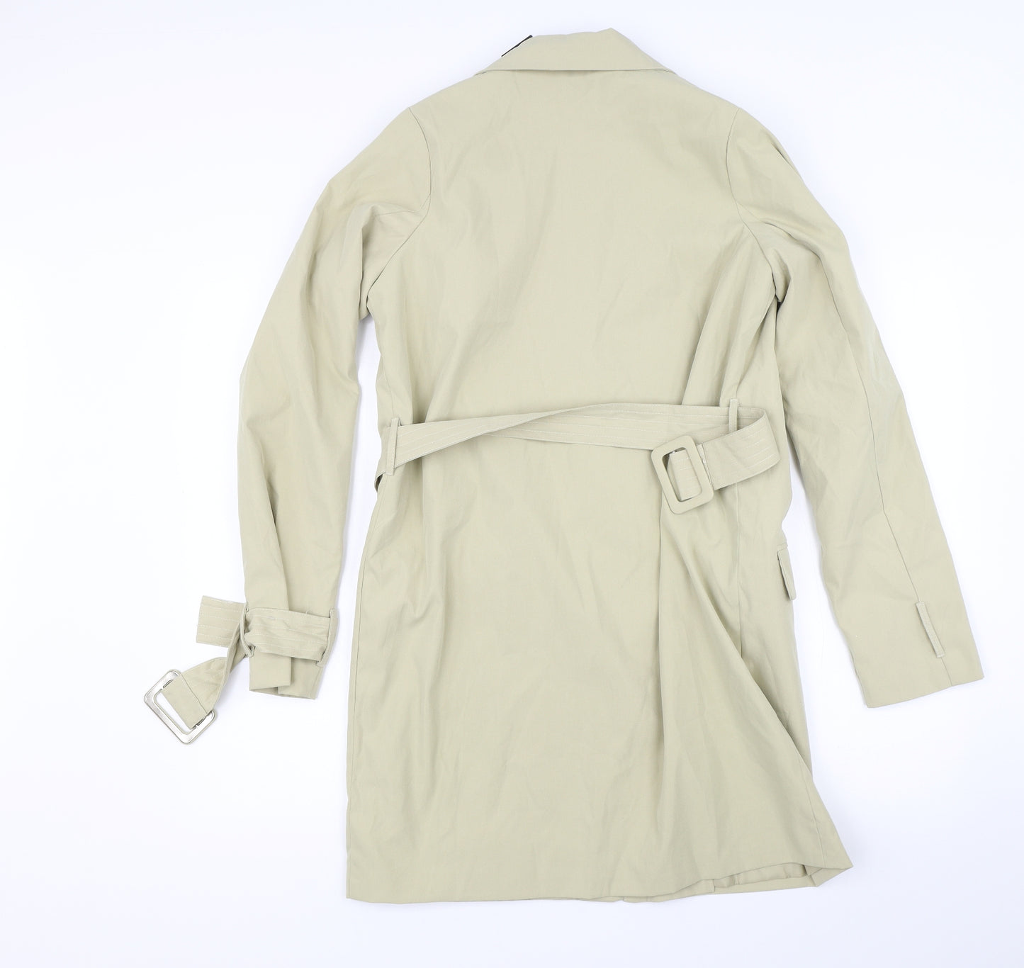Nasty Gal Womens Beige   Trench Coat Coat Size 8