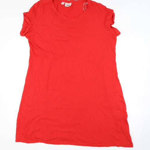 Bpc Womens Red   T-Shirt Dress  Size L
