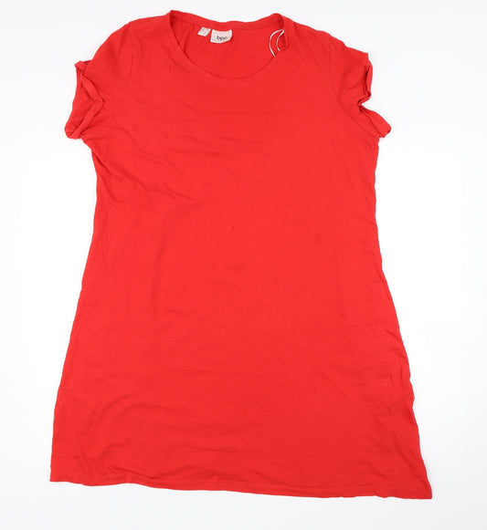 Bpc Womens Red   T-Shirt Dress  Size L