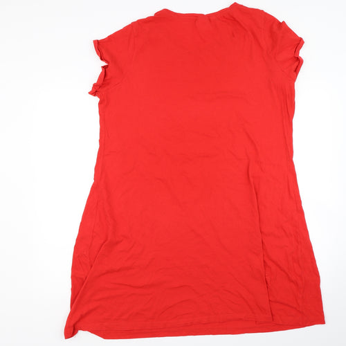 Bpc Womens Red   T-Shirt Dress  Size L