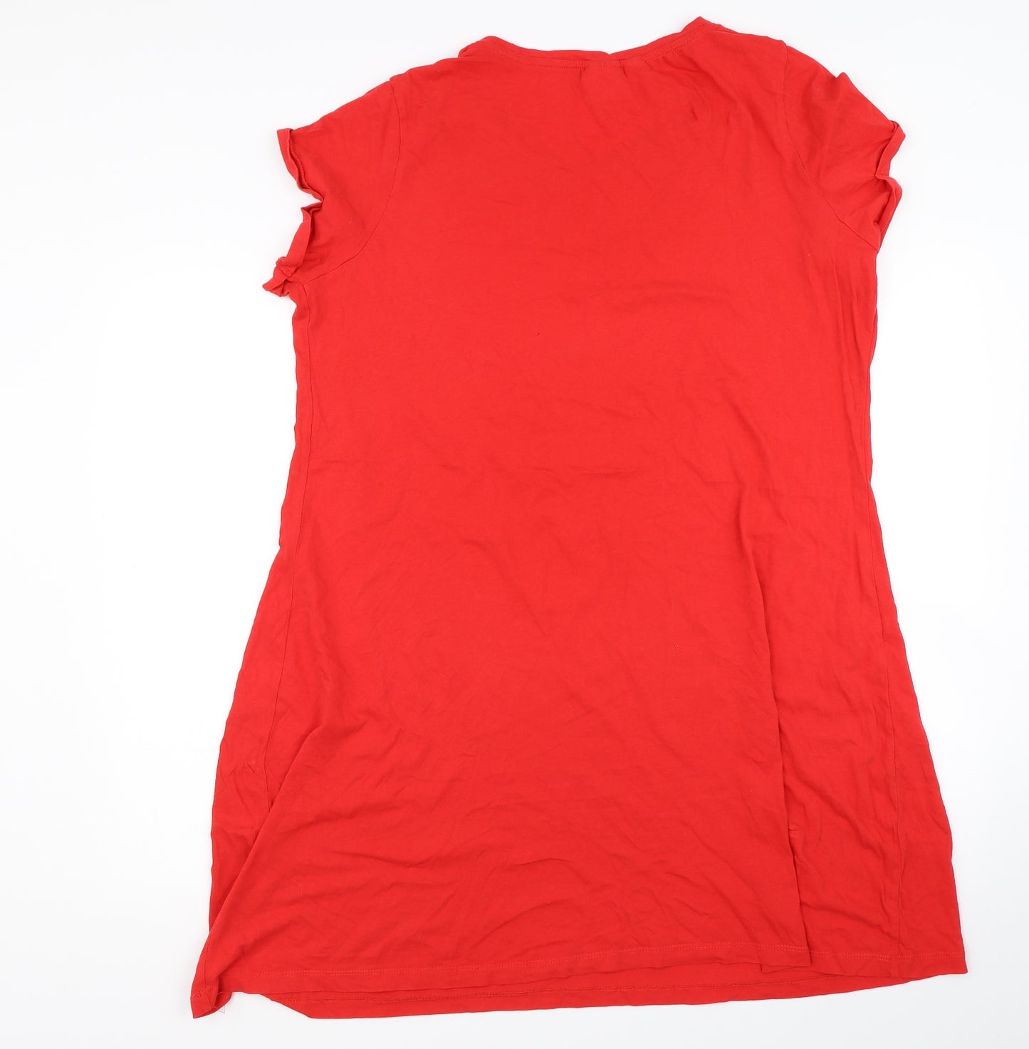 Bpc Womens Red   T-Shirt Dress  Size L