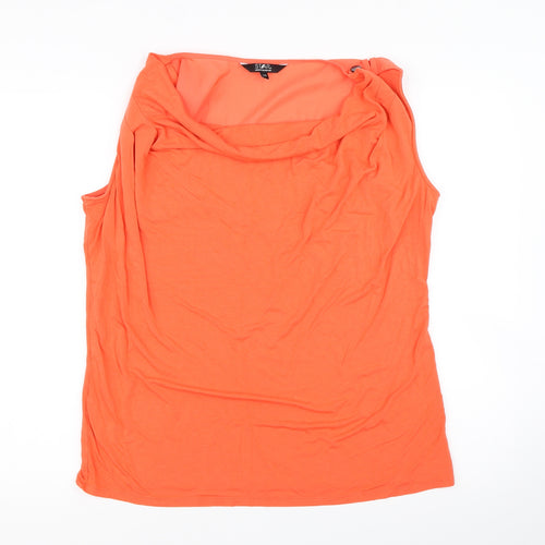 Debenhams Womens Orange   Basic Tank Size 16