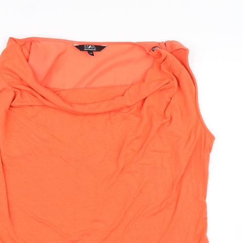 Debenhams Womens Orange   Basic Tank Size 16